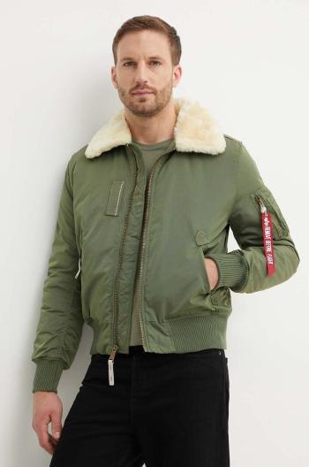 Bunda Alpha Industries Injector III 143104 01 pánska, zelená farba, zimná