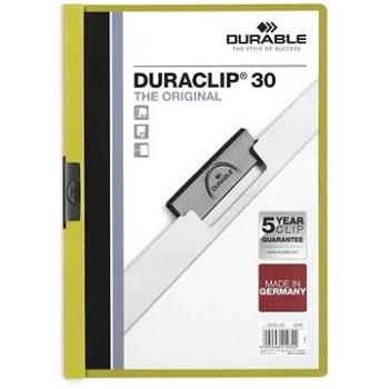 DURABLE Duraclip A4, 30 listov, zelené (220005)