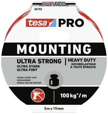 tesa Mounting PRO Ultra Strong 66792-00001-00 montážna páska  biela (d x š) 5 m x 19 mm 1 ks