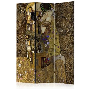 Paraván Golden Kiss Dekorhome 135x172 cm (3-dielny)