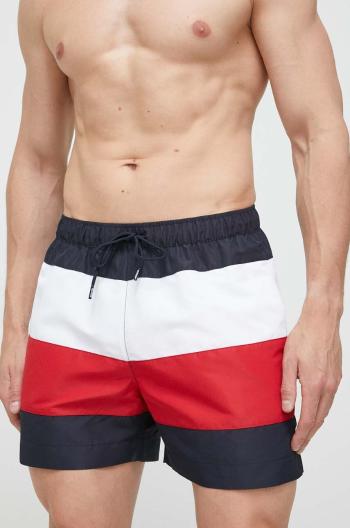 Plavkové šortky Tommy Hilfiger tmavomodrá farba