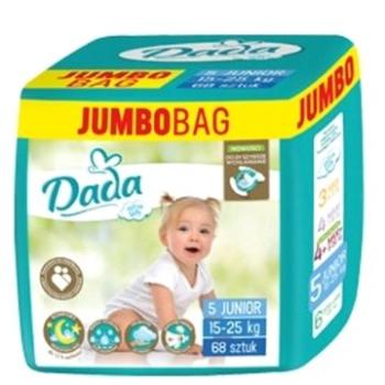 DADA Jumbo Bag Extra Soft veľkosť 5, 68 ks (8594159081581)