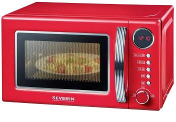 Severin MW 7893 Retro mikrovlnná rúra červená 700 W funkcia časovača, funkcia grilovania, s funkciou varenia, multifunkč