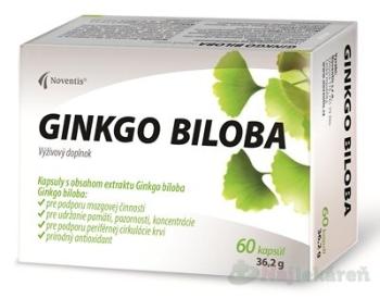 Noventis Ginkgo Biloba 40 mg 60 kapsúl