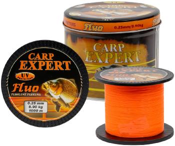 Carp expert vlasec v plechovej dóze uv fluo oranžový 1000 m - 0,30 mm 12,5 kg