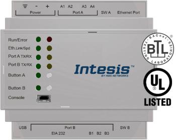 Intesis INBACPRT1K20000 PROFINET auf BACnet IP & MS/TP  brána      1 ks