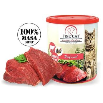 FINE CAT FoN konzerva pre mačky HOVÄDZIA, 100 % mäsa, 800 g (8595657303229)