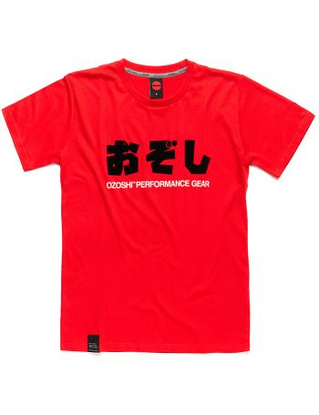 Červené pánske tričko Ozoshi vel. L