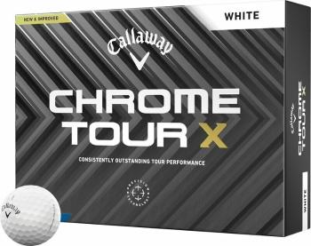 Callaway Chrome Tour X White Basic Golfové lopty