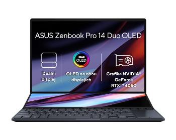 ASUS Zenbook Pro 14 Duo OLED UX8402VU-OLED026WS, i7-13700H, 14.5˝ 2880x1800/Touch, RTX 4050/6GB, 16GB, SSD 1TB, W11H