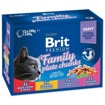 BRIT PREMIUM CAT KAPSICKY FAMILY PLATE 1200G (293-100278)