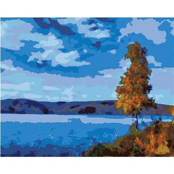 Maľovanie podľa čísel – Jazero s modrou oblohou (HRAbz33331nad)
