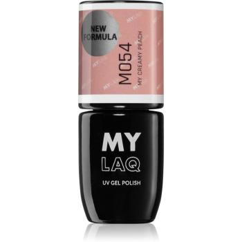 MYLAQ UV Gel Polish gélový lak na nechty odtieň My Creamy Peach 5 ml