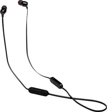 JBL Tune 125 BT Bluetooth športové štupľové slúchadlá do uší nákrčník čierna