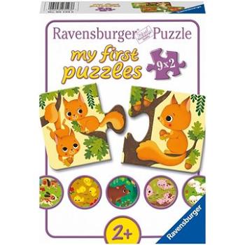Ravensburger puzzle 031238 Moje prvé puzzle Zvieratká a mláďatá 9× 2 dielikov (4005556031238)