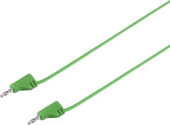 VOLTCRAFT MSB-200 merací kábel [lamelový zástrčka 2 mm  - lamelový zástrčka 2 mm ] 0.60 m zelená 1 ks