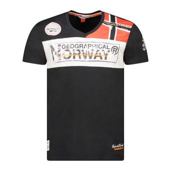 Geographical Norway  SX1130HGN-Black  Tričká s krátkym rukávom Čierna