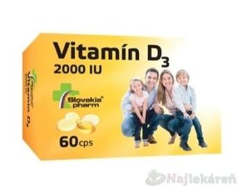 Slovakiapharm Vitamín D3 2000 IU