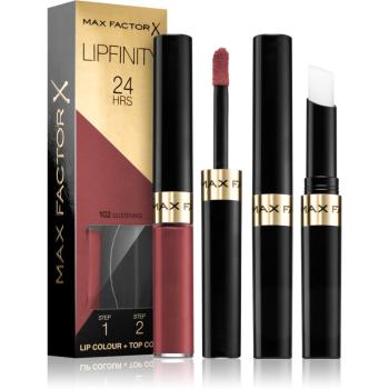 Max Factor Lipfinity Lip Colour dlhotrvajúci rúž s balzamom odtieň 102 Glistening 4,2 g