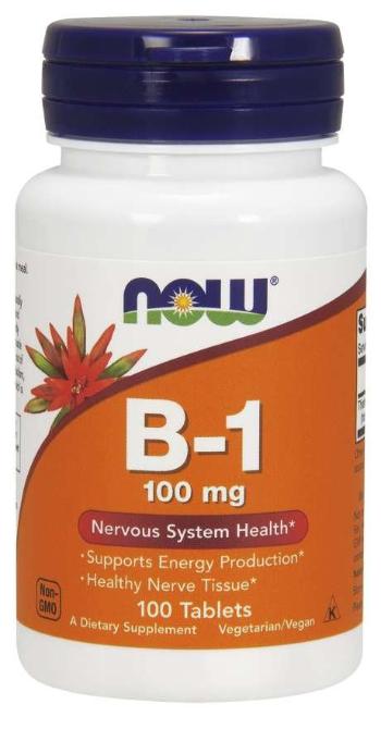 Vitamín B1 100 mg - NOW Foods, 100tbl