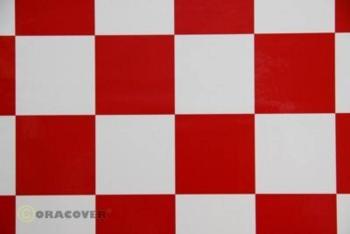 Oracover 491-010-023-010 nažehlovacia fólia Fun 5 (d x š) 10 m x 60 cm biela, červená