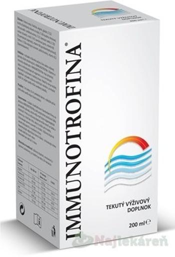 IMMUNOTROFINA tekutý prípravok na imunitu 200 ml