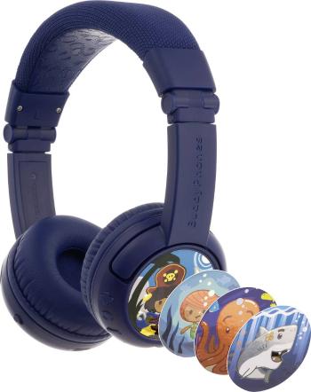 onanoff BuddyPhones® Bluetooth, káblové detské #####On Ear Headset na ušiach obmedzenie hlasitosti, zložiteľná, Headset