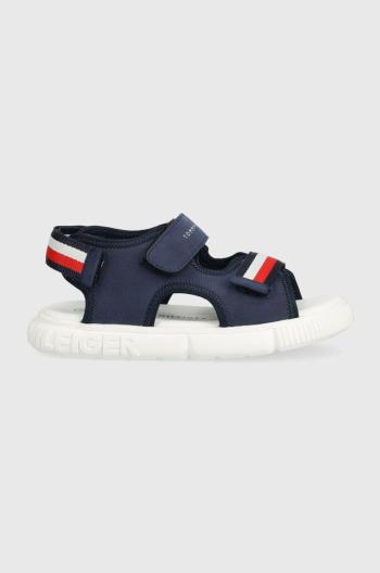 Detské sandále Tommy Hilfiger tmavomodrá farba