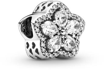 Pandora Trblietavá strieborná korálka Sparkling Snowflake Timeless 799224C01