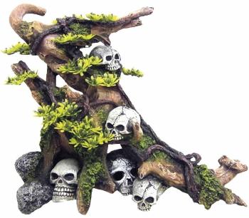 Nobby Wood With Skulls 33x17x25,7 cm
