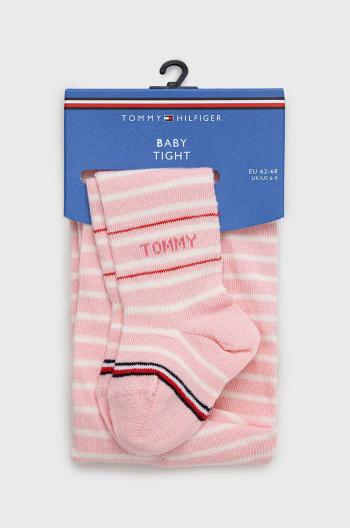 Pančuchy pre bábätká Tommy Hilfiger ružová farba