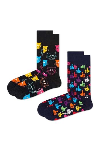 Ponožky Happy Socks 2-pak dámske,