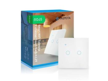 Smart vypínač osvetlenia NOUS L2T WiFi Tasmota