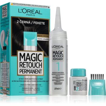 L’Oréal Paris Magic Retouch Permanent tónovacia farba na odrasty s aplikátorom odtieň 2 BLACK 1 ks