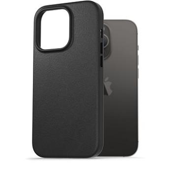 AlzaGuard Genuine Leather Case na iPhone 14 Pro čierny (AGD-GLC0003B)