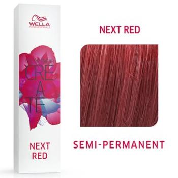 Wella Professionals Color Fresh Create Semi-Permanent Color profesionálna semi-permanentná farba na vlasy Next Red 60 ml