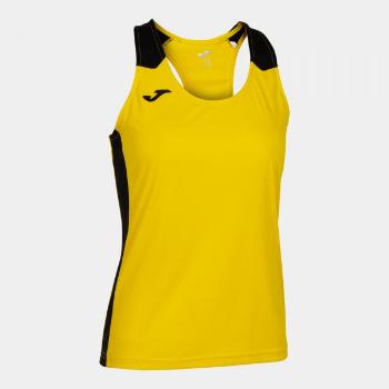 RECORD II TANK TOP YELLOW BLACK S