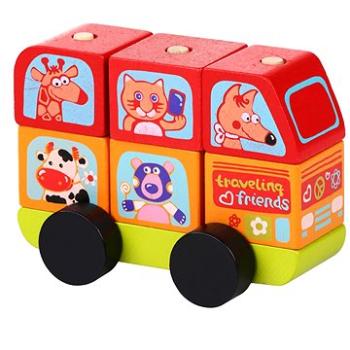 Cubika 13197 Minibus šťastné zvieratká (4823056513197)