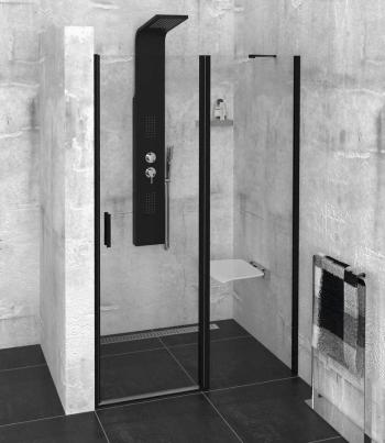 POLYSAN - ZOOM LINE BLACK sprchové dvere 1100mm, číre sklo ZL1311B