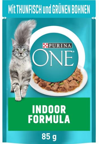 PURINA ONE cat Indoor mini filetky s tuniakom 26x85g