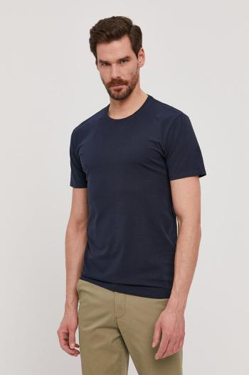Tričko Selected Homme tmavomodrá farba, jednofarebné