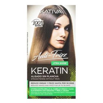 Kativa Anti-Frizz Straightening Without Iron Xtra Shine 30 ml + 30 ml + 150 ml