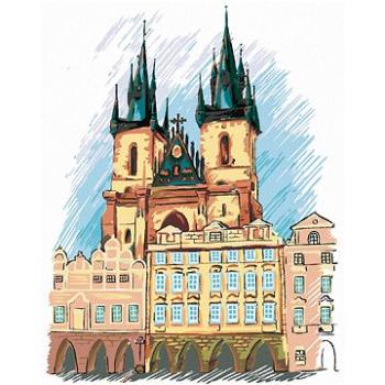 Maľovanie podľa čísel – Týnsky chrám Praha (HRAbz33230nad)