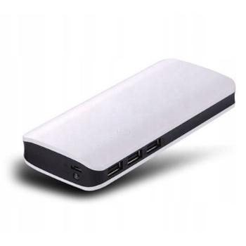 MG Power Bank 20000mAh 3x USB, biela/čierna