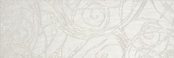 Dekor Fineza Metalic blanco 25x75 cm perleť DMETALICBL