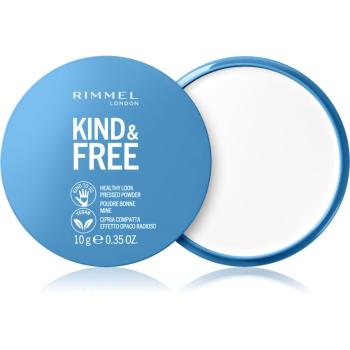 Rimmel Kind & Free zmatňujúci púdrový make-up odtieň 01 Translucent 10 g