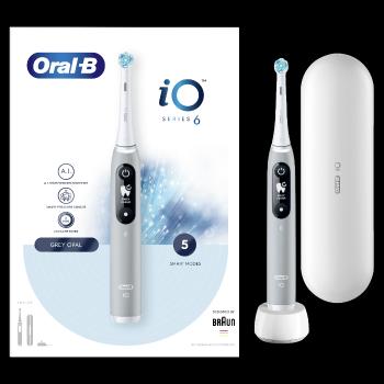 Oral B iO Series 6 Grey opal Elektrická Zubná Kefka