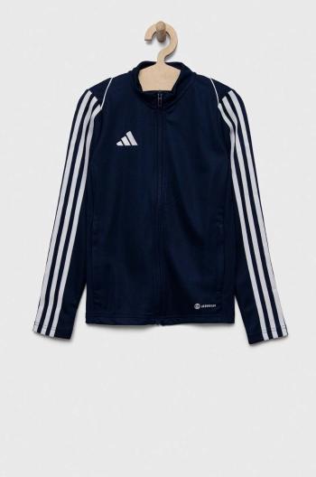 Detská mikina adidas Performance TIRO23L TR JKTY tmavomodrá farba, vzorovaná