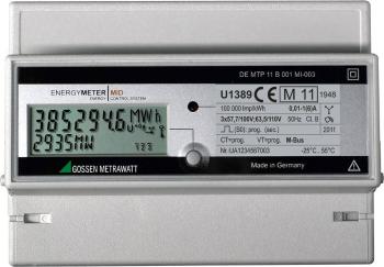 Gossen Metrawatt U1389-V015 trojfázový elektromer s pripojením meniča  digitálne/y 5 A Úradne schválený: áno  1 ks