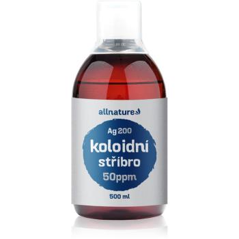 Allnature Koloidní stříbro Ag200 50 ppm upokojujúce čistiace tonikum 500 ml